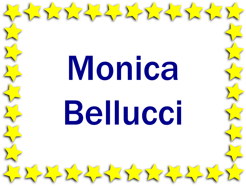 Monica Bellucci fotečka
